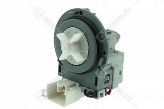 Насос HANYU (на 3х винтах фишка спереди) посудомоечной машины Indesit, Ariston, Whirlpool, Bosch, Beko, Candy, LG