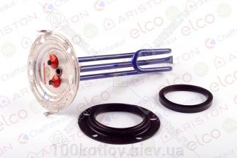 ТЭН (нагреватель) водонагревателя 1500W VLS (нержавейка, фланец 125 мм, М5) ORIGINAL