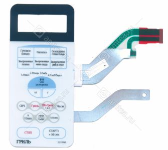 Сенсорная панель кнопок (мембрана) для СВЧ Samsung G2739NR белая