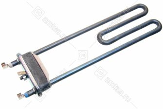 ТЭН (нагреватель) L=245 мм, 1950W, прямой без отверстия стиральной машины Electrolux, Zanussi, Candy