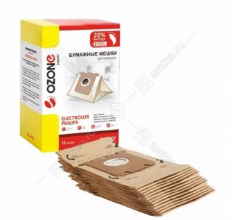 Мешок (пылесборник, комплект из 12 шт+ 2 микрофибры) пылесоса Electrolux, Quelle