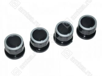 Ручки универсальные (комплект 4 шт) для плит, варочной поверхности черные