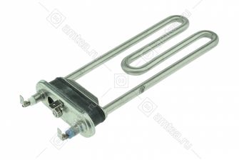 ТЭН (нагреватель) L=200 мм, 2000W, прямой с отверстием стиральной машины Bosch, Siemens, Hansa
