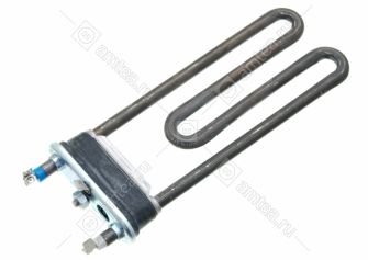 ТЭН (нагреватель) L=185 мм, 1900W, прямой с отверстием стиральной машины Indesit, Bosch, Samsung, Ardo