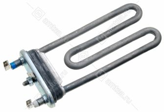 ТЭН (нагреватель) L=155 мм, 1750W, без отверстия стиральной машины Stinol, Bosch, Siemens, Indesit, Siltal, Rolsen