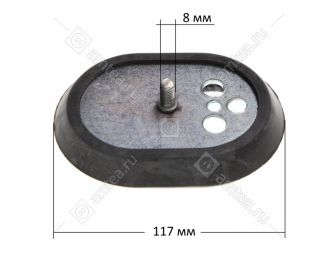 Фланец овальный, автоклавный с прокладкой для RCA водонагревателя Ariston