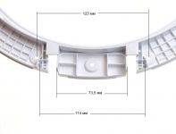 Внутреннее обрамление люка стиральной машины Samsung