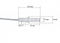 Свеча электроподжига 750 мм для газовых плит Indesit, Ariston
