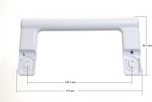 Ручка-скоба морозильной камеры холодильника Атлант ХМ-6001 (малая, белая)