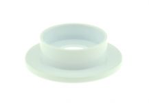 Юбка (воротник) ручки регулировки плиты Gefest белая