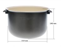 Чаша с тефлоновым покрытием 5 л мультиварки POLARIS