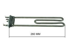 ТЭН (нагреватель) L=265 мм, 1900W, прямой без отверстия стиральной машины Beko