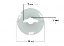 Колпачок (вставка) ручки выбора программ стиральной машины Bosch