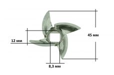 Нож + решетка средняя мясорубки Чудесница