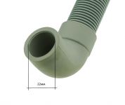 Шланг сливной (вход Г-образный) стиральной, посудомоечной машины 3 м Ø19/22мм