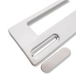 Ручка двери белая холодильника универсальная 