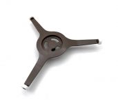 Крестовина (куплер, ролики) вращения тарелки СВЧ печи