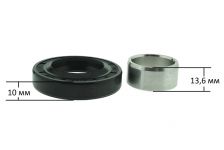 Сальник(NQK) 30х50,55 х10/12 + втулка бесшовная (25х30 мм) для ремонта крестовины