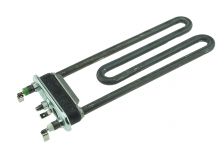 ТЭН (нагреватель) L=190 мм, 1700W, прямой с отверстием стиральной машины Indesit, Ariston