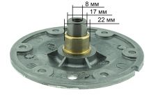 Фланец барабана (с противоположной стороны шкива) стиральной машины Candy