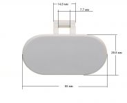 Ручка люка (комплект) стиральной машины Candy, Zerowatt