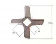Нож № 8 мясорубки Bosch, Zelmer ORIGINAL