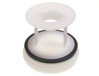 Фильтр (крышка, заглушка) насоса (белый) стиральной машины Bosch, Siemens