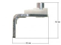 Петля двери (нижняя) холодильной камеры холодильника Beko 