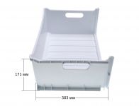 Ящик (без передней панели, верхний) морозильной камеры холодильника Indesit, Stinol