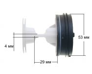 Фильтр (крышка, заглушка, БЕЗ РЕЗИНКИ) насоса стиральной машины Samsung ORIGINAL