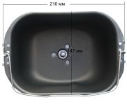 Ведро для хлебопечки Kenwood BM250/256 (1 лопасть)