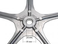 Шкив барабана стиральной машины Атлант
