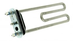 ТЭН (нагреватель) L=240 мм, 2000W, прямой с отверстием стиральной машины Bosch, Siemens