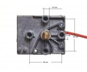 Термостат регулируемый (3 контакта-назад, датчик таблетка, шток 18-19 мм) универсальный