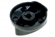 Ручка регулировки конфорки плиты Indesit, Ariston (черная)