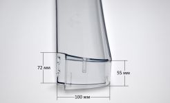 Балкон двери (большой, прозрачный) холодильника Атлант 100х487мм