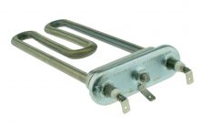 ТЭН (нагреватель) L=195 мм, 1450W, прямой без отверстия стиральной машины Beko